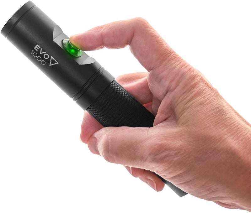 EVO Rechargeable LED Dive Light (1000L) | Premium Underwater Flashlight - Includes Carrying Case, Charging Cable, Lanyard, Rechargeable and Spare O-Ring - Image 5